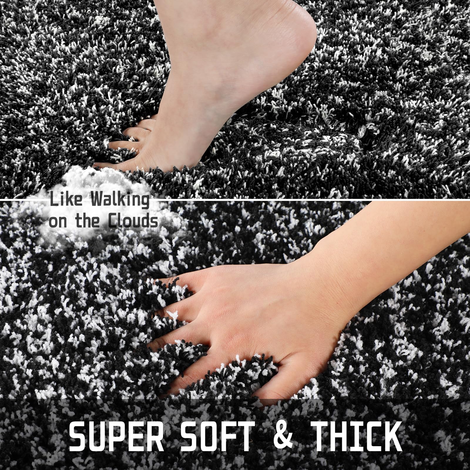 Yimobra quick-dry toilet rug dries fast after use