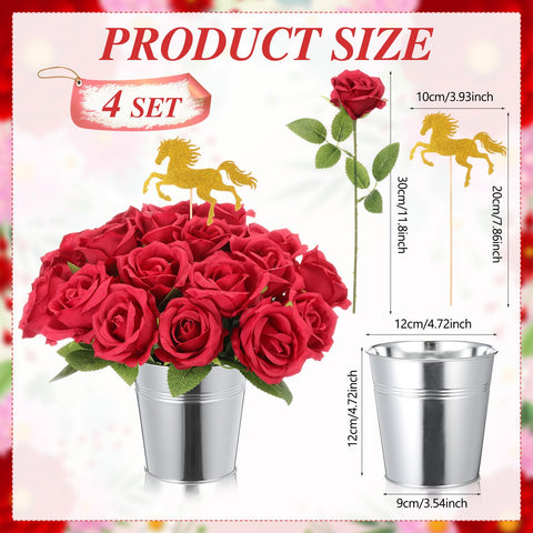 Yinder horse racing centerpiece sticks add height and festive flair