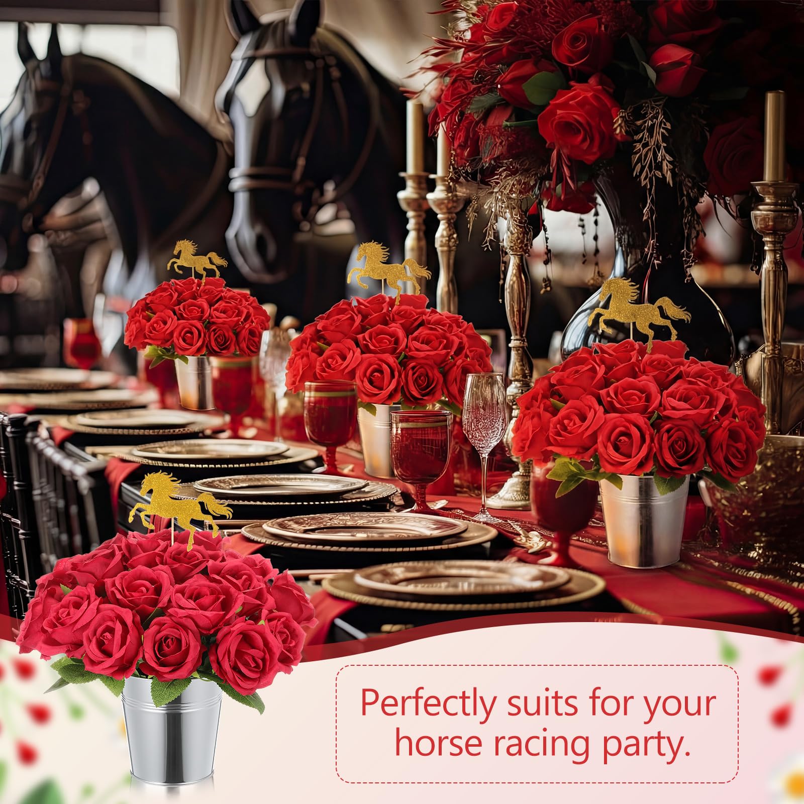 Yinder horse racing party supplies elevate home celebrations