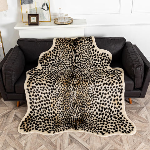 yingda1992 leopard rug bedroom decor creates cozy ambiance and style.