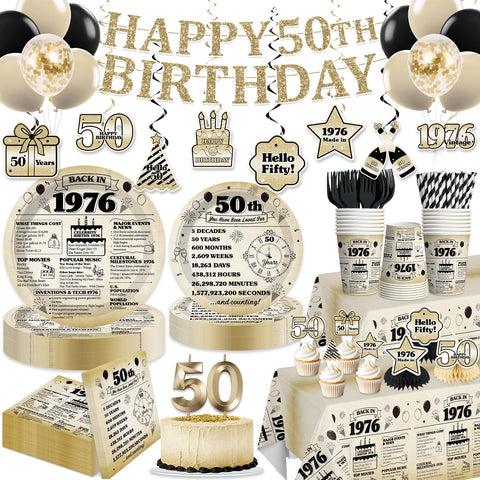 Yingoto 1976 banner for milestone celebration with easy setup