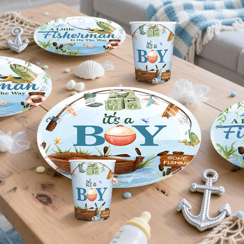 Yingoto balloons set creates a festive fishing-themed atmosphere