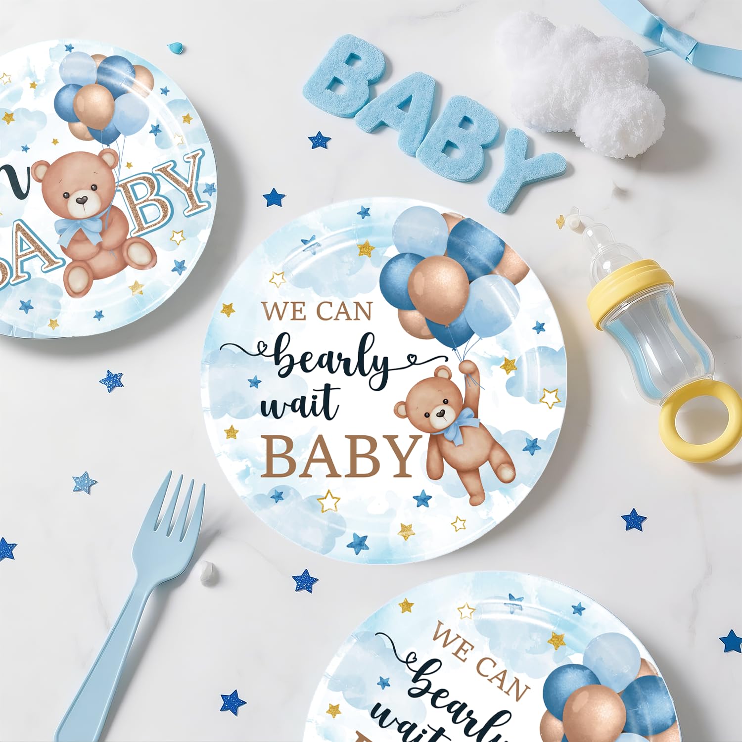 Yingoto bear-themed tableware set for easy serving