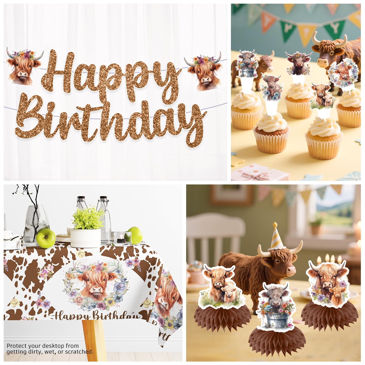 Yingoto cow centerpieces brighten tables with whimsy