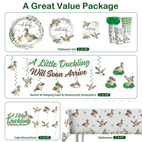 Yingoto duck cake topper creates a charming dessert centerpiece