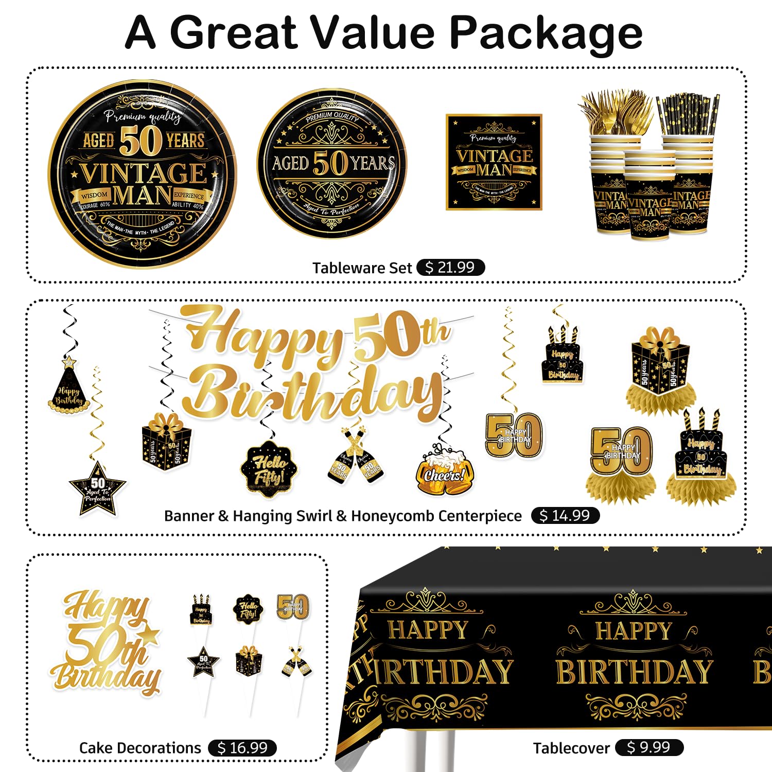 Yingoto Happy 50th banner creates a photo-friendly celebration