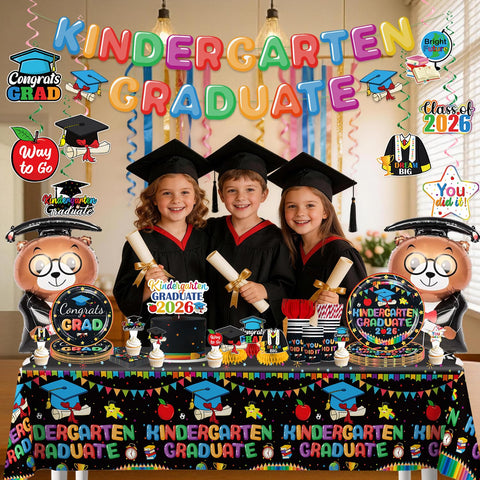 Yingoto cake topper and cupcake toppers elevate the graduation treats.