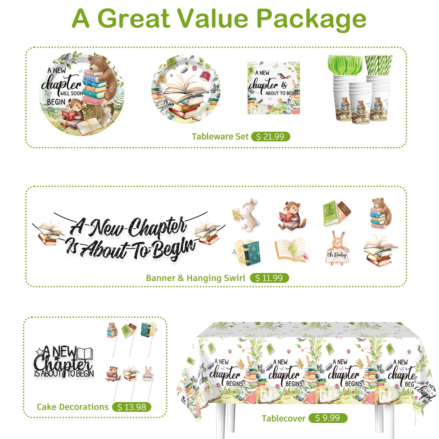 Yingoto cake topper features a new chapter motif for a memorable cake moment