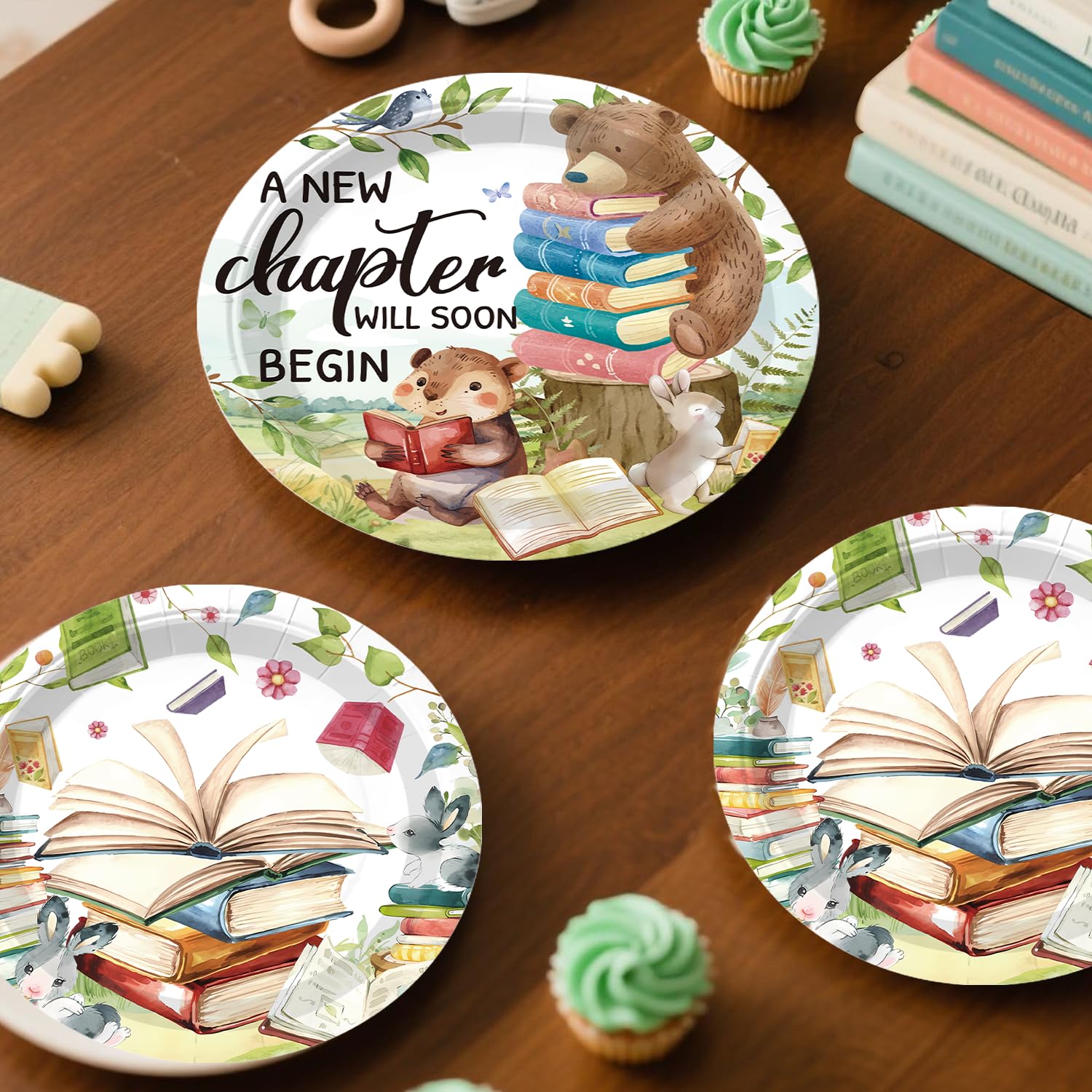 Yingoto honeycomb centerpieces create focal points in a storybook themed party