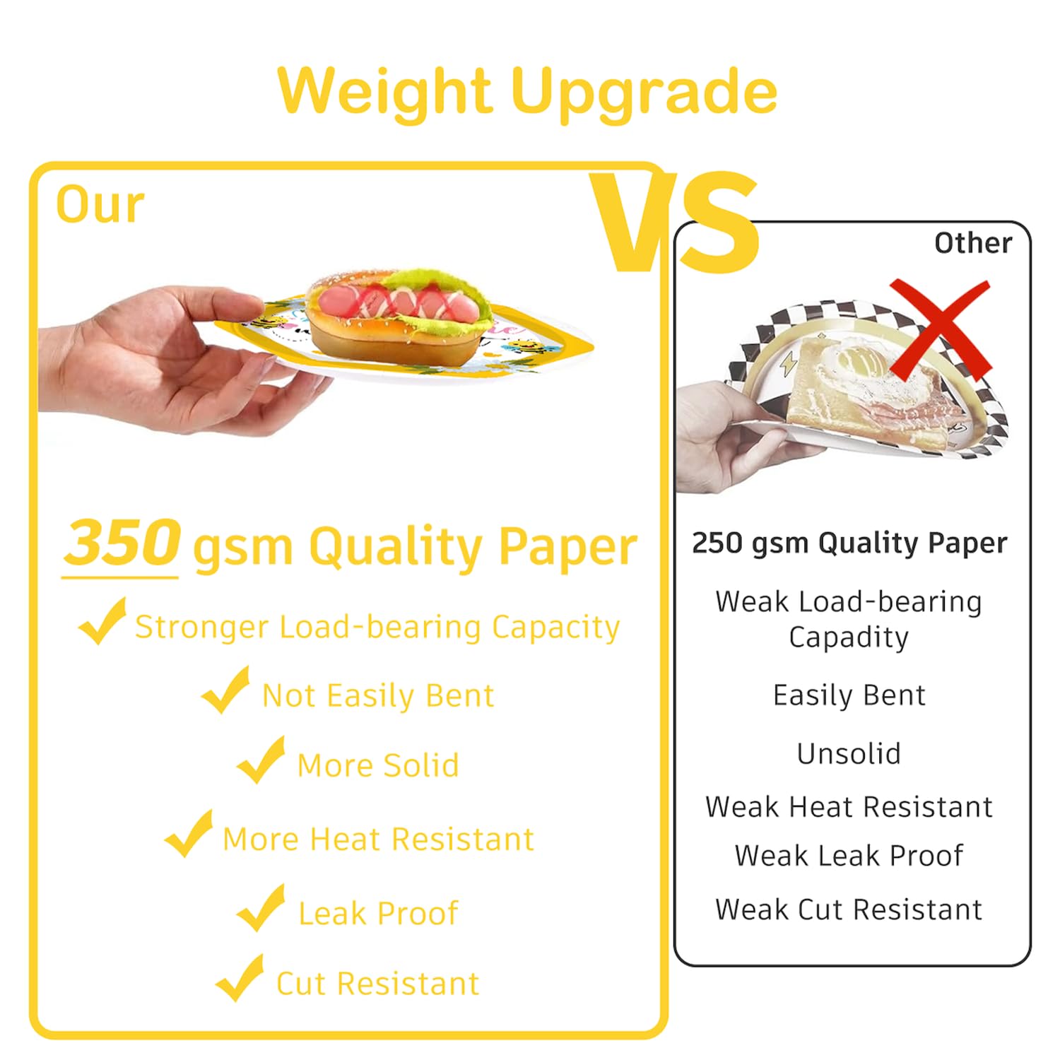 Yingoto What Will Baby Bee 9-inch plates provide durable, vibrant dining