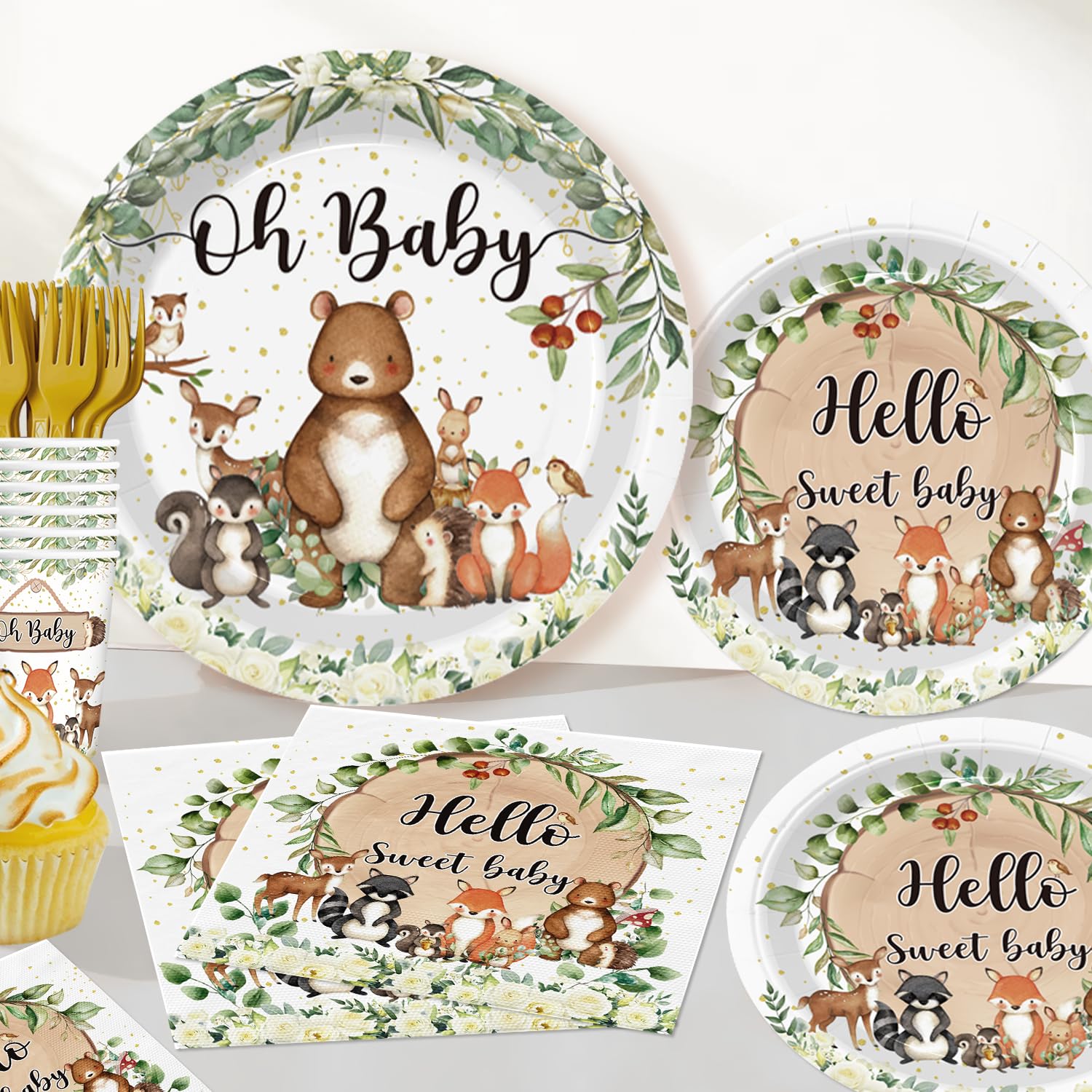 Yingoto woodland napkins for quick cleanups and tidy hands