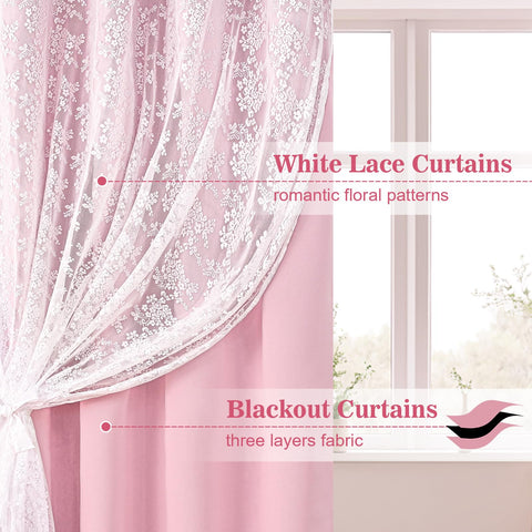 Yinhua pink blackout layer blocks light for restful sleep and privacy.