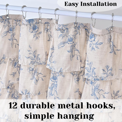 Yinhua polyester curtain dries quickly and resists wrinkles for a tidy bathroom look