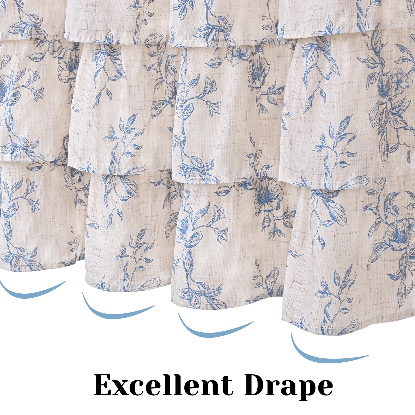Yinhua curtain includes 12 metal hooks for quick installation