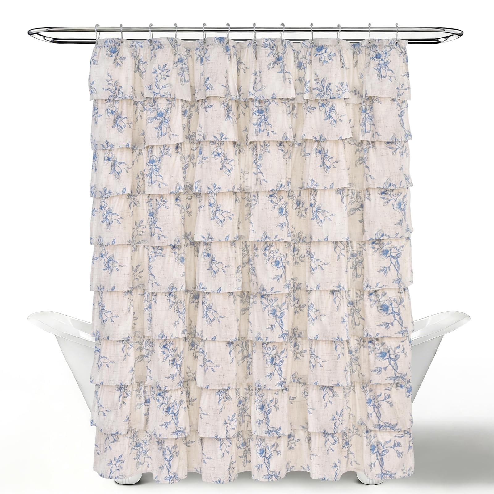 Yinhua waterproof curtain helps keep bathroom floors dry during showers