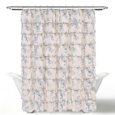 Yinhua waterproof curtain helps keep bathroom floors dry during showers