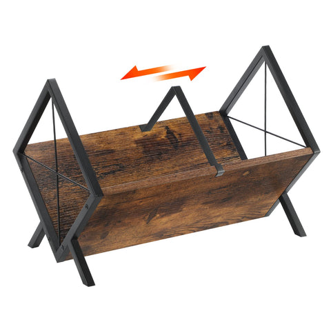 YINMIT living room setup shows the rack as a stylish focal point