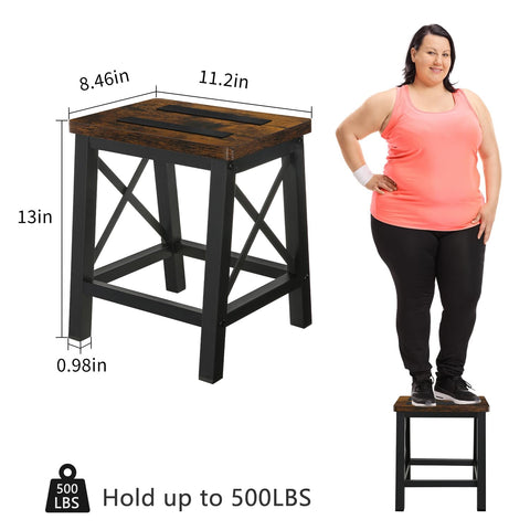 YINMIT Step Stool dimensions 11.2 x 8.5 x 13 inches for tight spaces