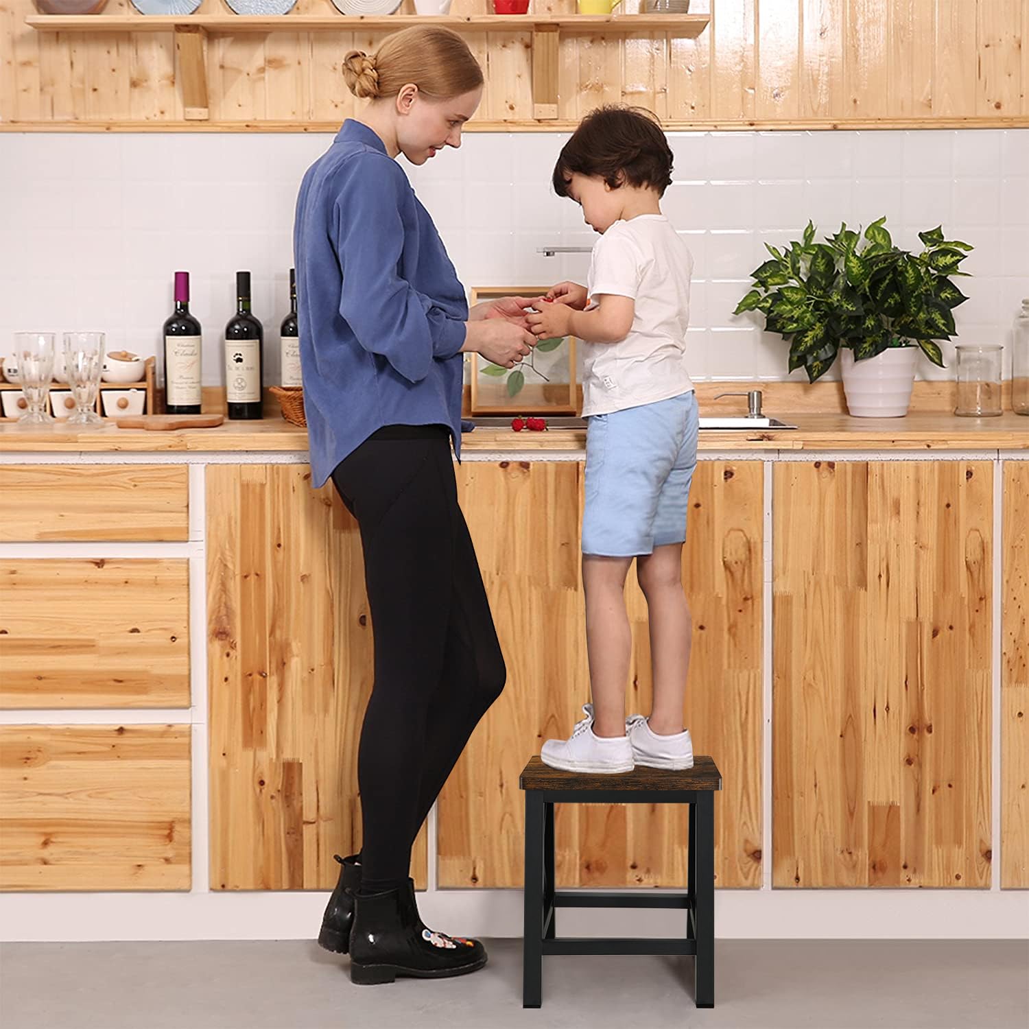 YINMIT Step Stool used in kitchen near counter for tasks