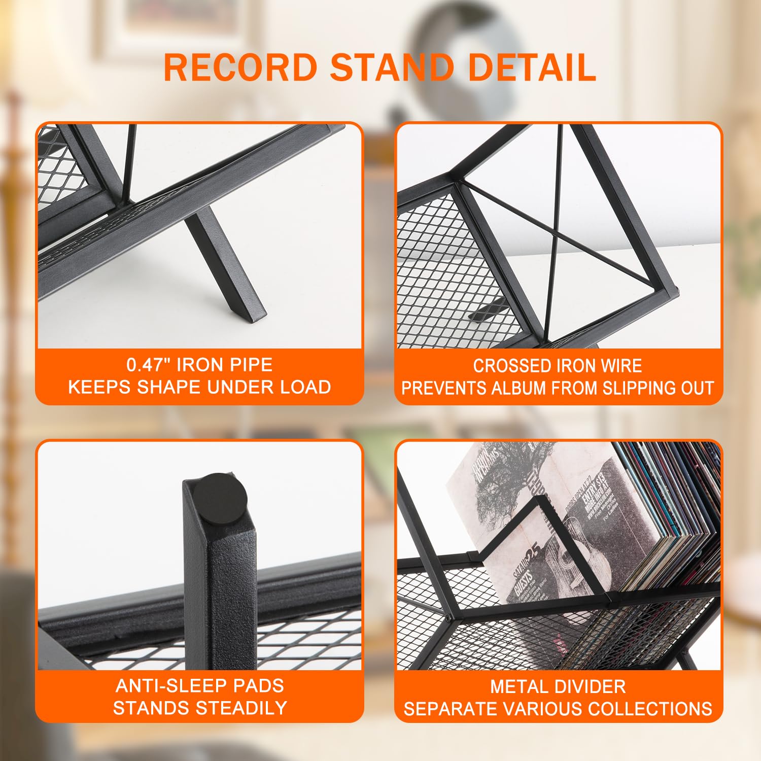YINMIT 80–100 LP capacity for large collections