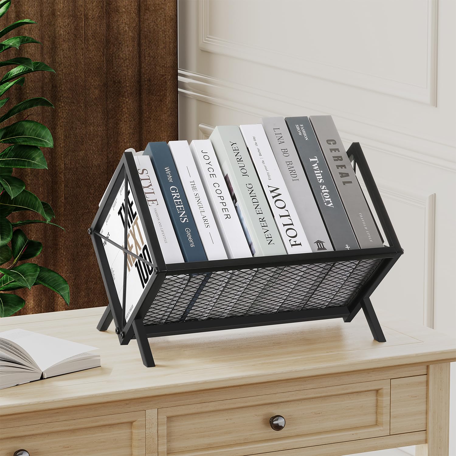 YINMIT movable support rods help prevent LP tipping