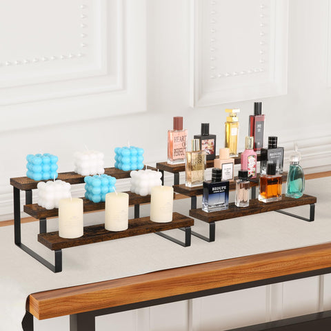 YINMIT assembly-friendly 3-tier display riser with included tools