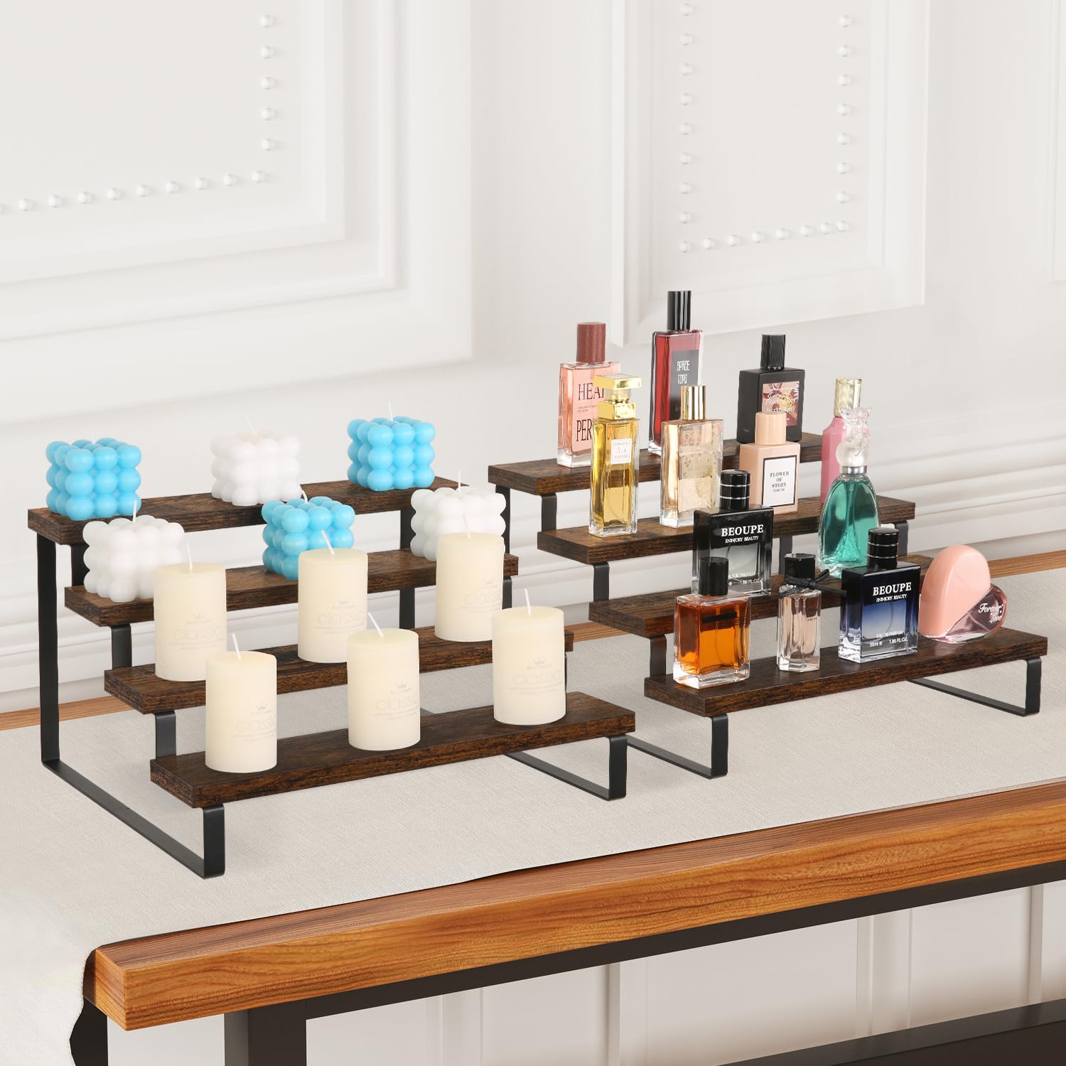 YINMIT living room display shelf arranges figurines and decorative items