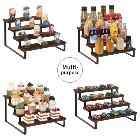 YINMIT 4-tier rack in kitchen or vanity for versatile storage