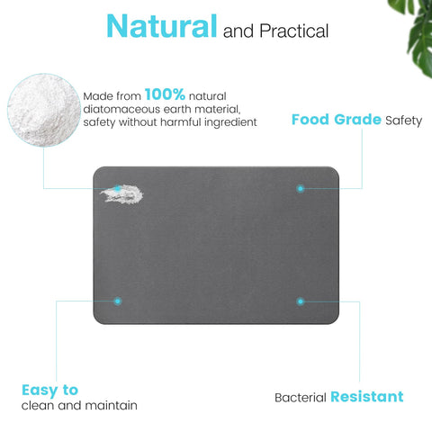 Yinoos mat is easy to clean with rinse or wipe.