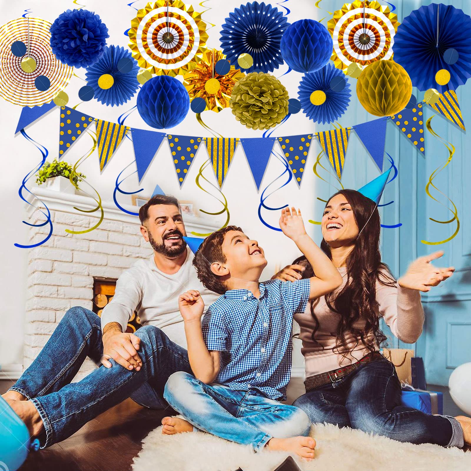YIOTJUNL paper pom pom flowers bring volume and color to celebrations
