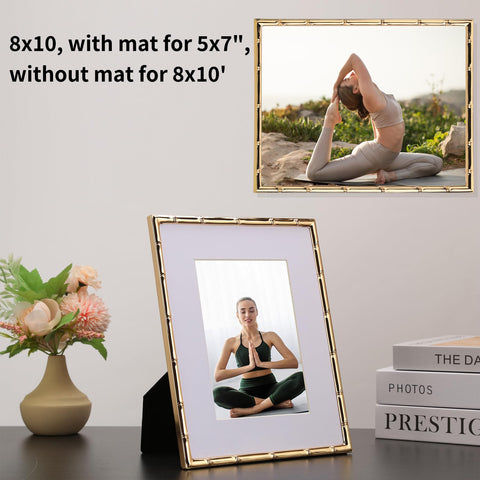 YiPinYin acid-free mat for 5x7 photos protects color and clarity.