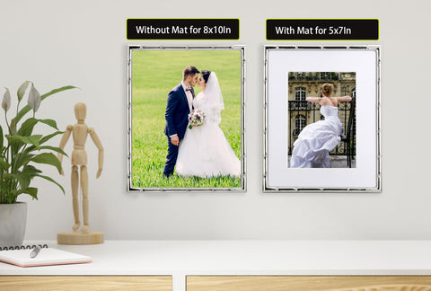 YiPinYin easel and wall hangers enable versatile desktop or wall display.