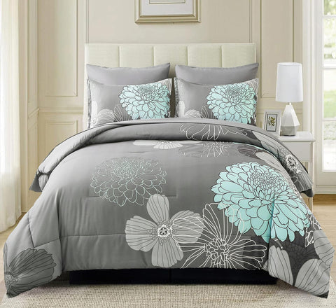 Yiran 7-piece bedding set showing coordinated sheets for easy styling