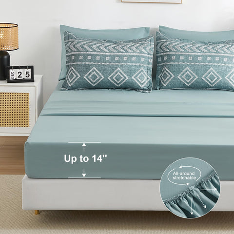 Yiran bed-in-a-bag complete set offers full coordinated bedding.