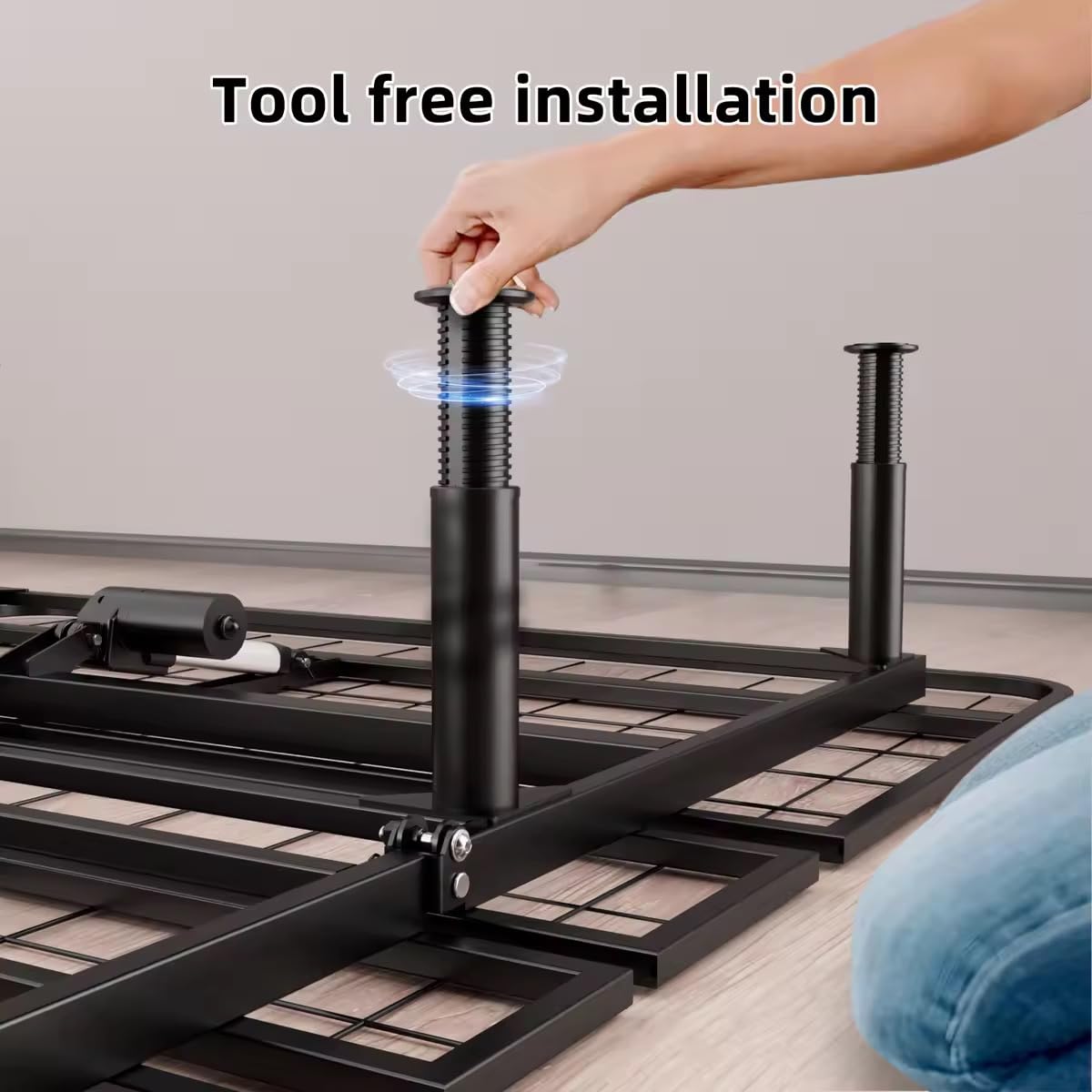 Yireehome supports up to 900 pounds for heavy setups.