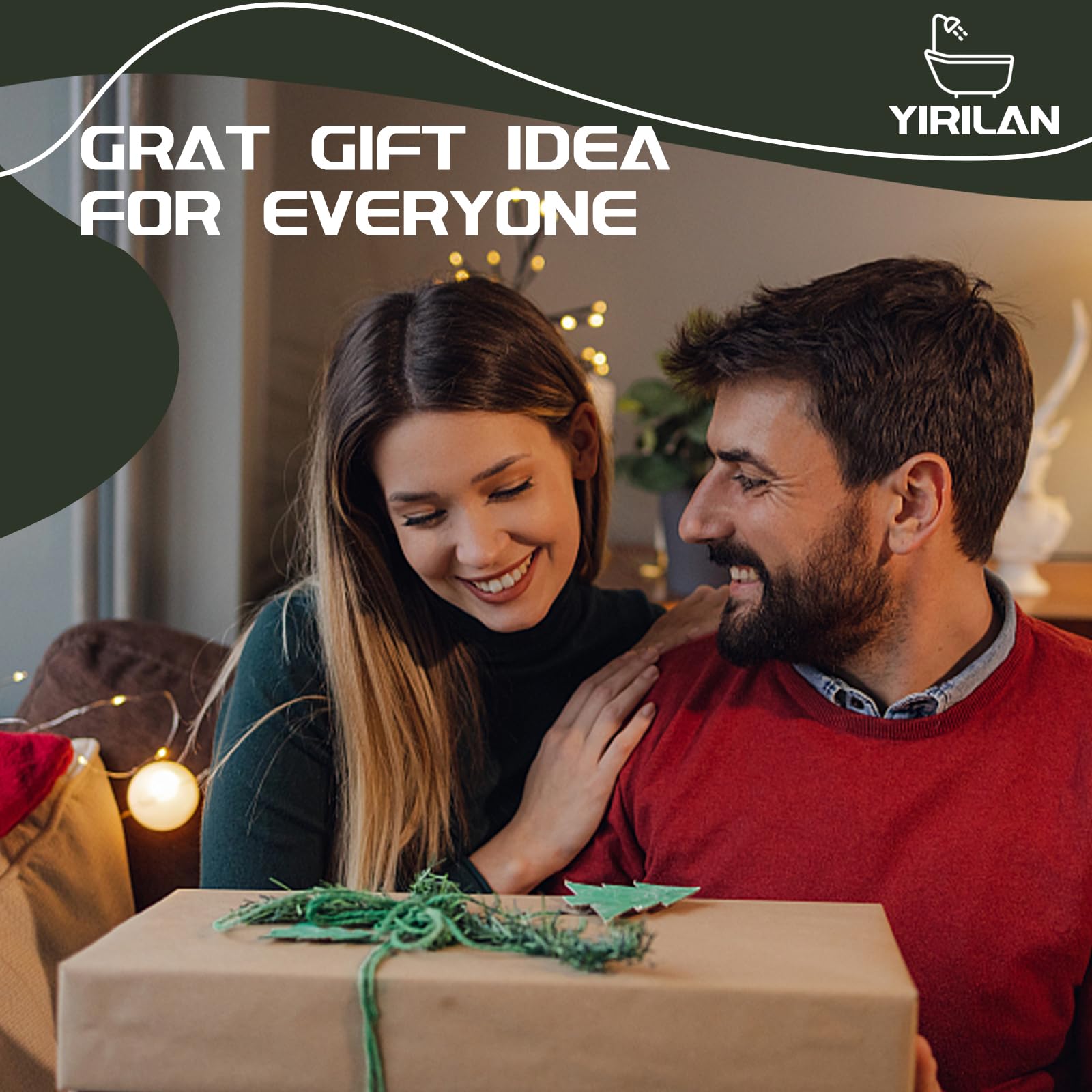 Gift-ready Yirilan bathtub tray ideal for weddings and housewarmings.