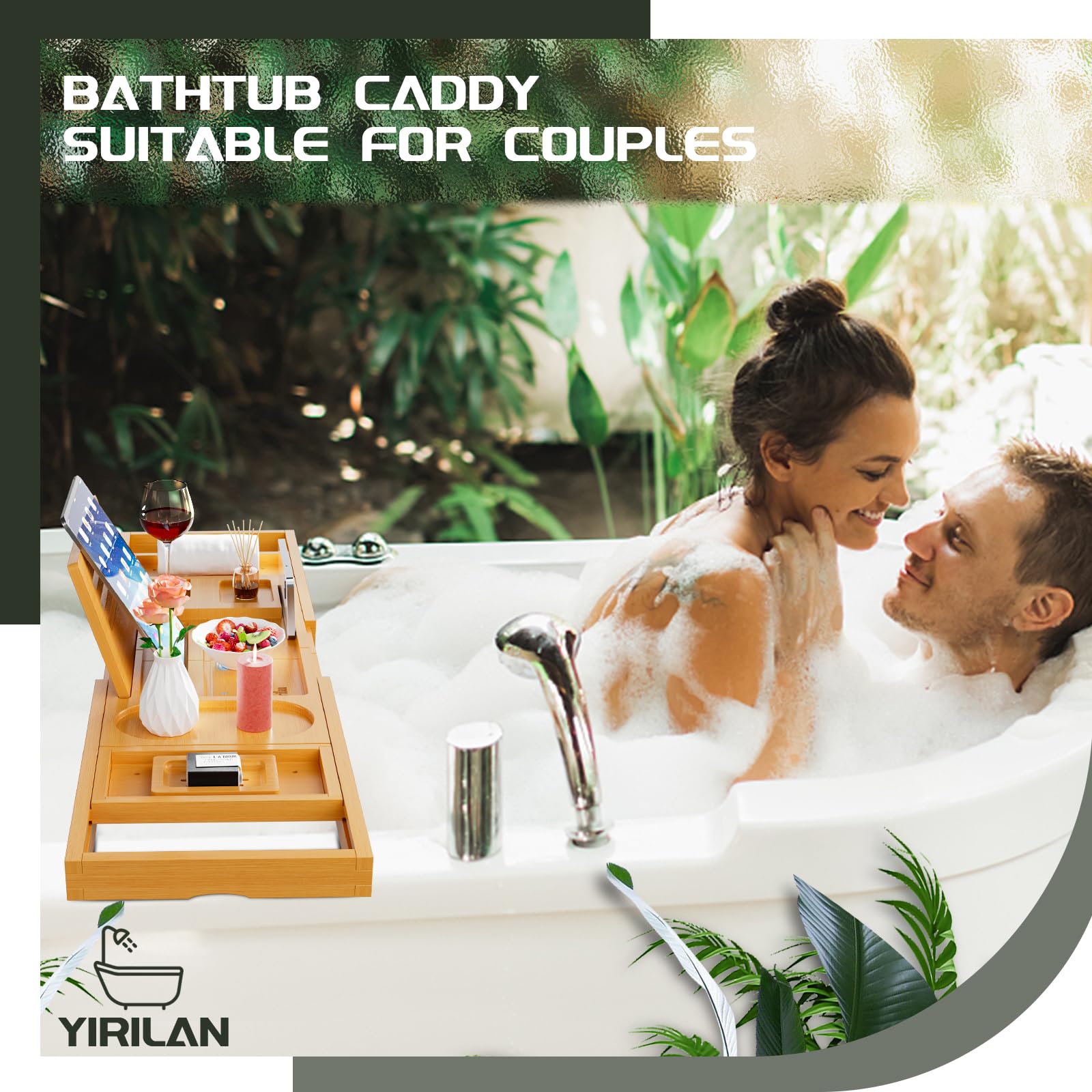 Waterproof bamboo Yirilan tray designed for durability and long use.