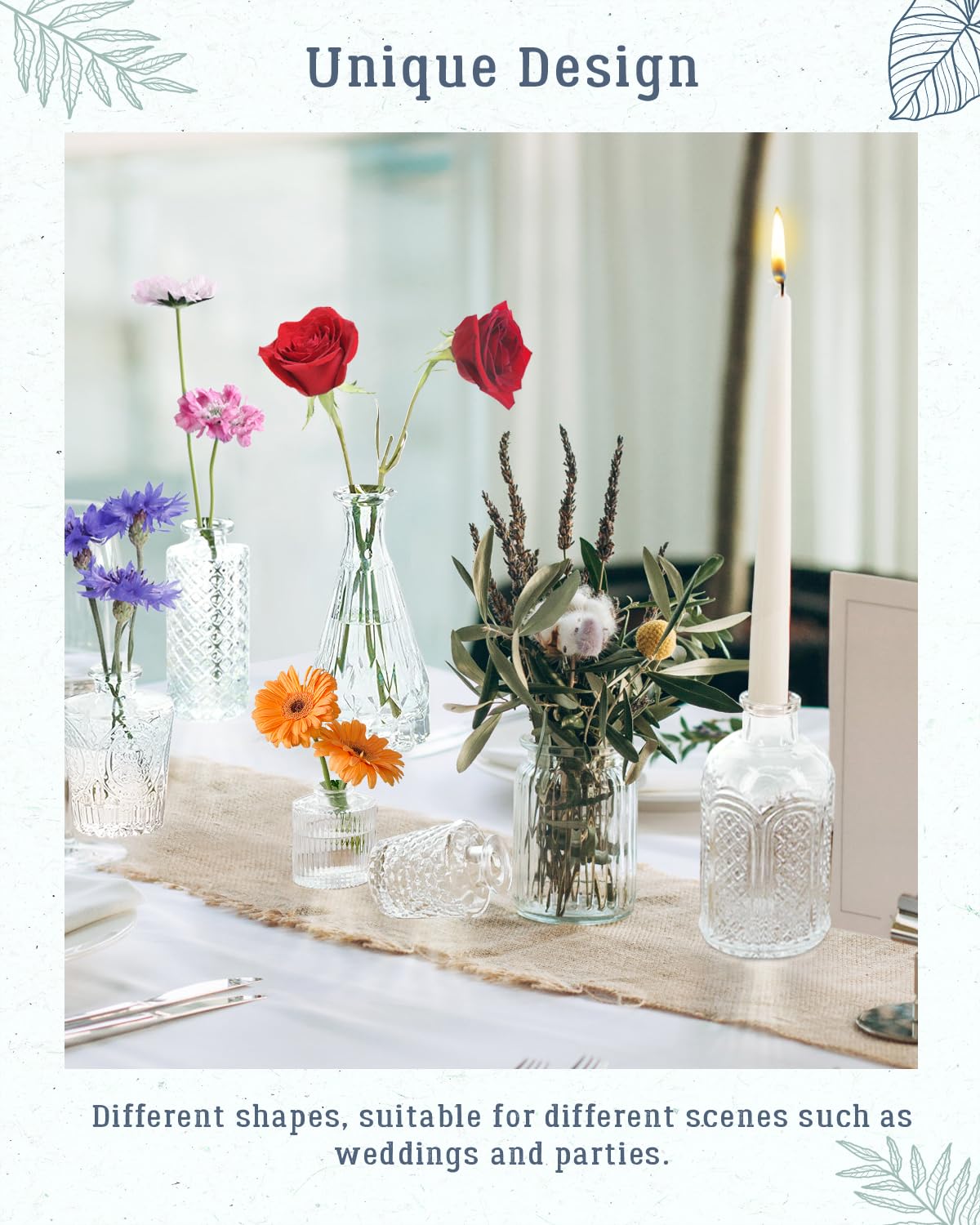 Yirilan single-stem vase on an office desk for subtle natural beauty.