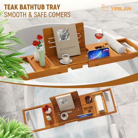 Yirilan tablet/book holder keeps reading within arm's reach.