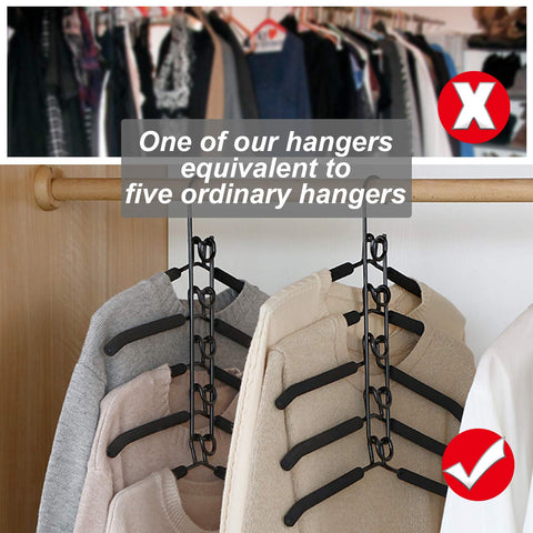YiSeyruo heavy-duty iron hanger offers sturdy support for heavy garments