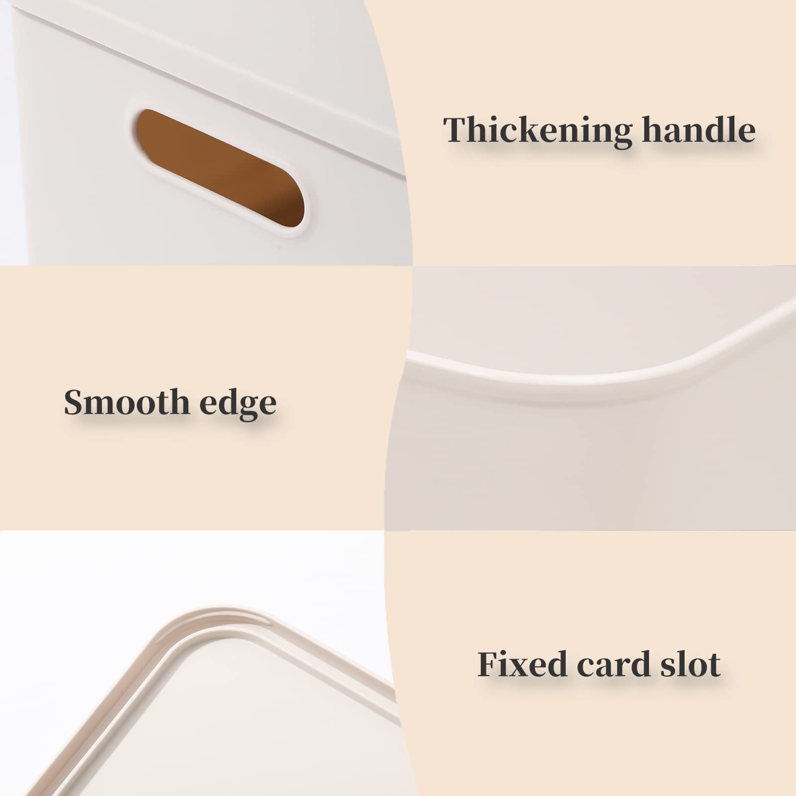 Yishyfier lid storage basket handle detail highlights easy access.