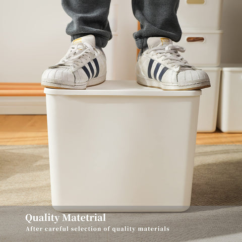 Yishyfier stackable storage baskets maximize space and organization.