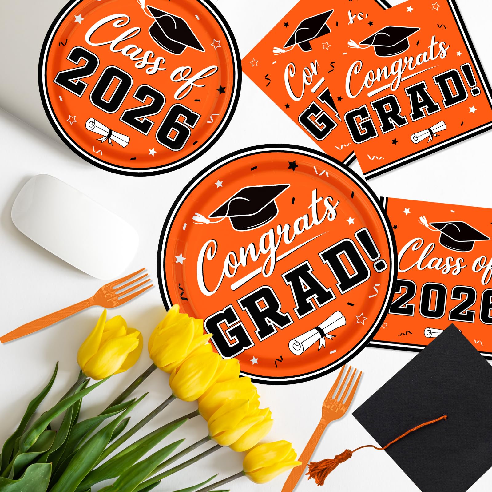 YISKUOPU graduation napkins add color and convenience to serving stations