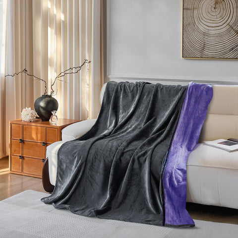 YISURE waterproof blanket on a couch protecting against spills and pet accidents.