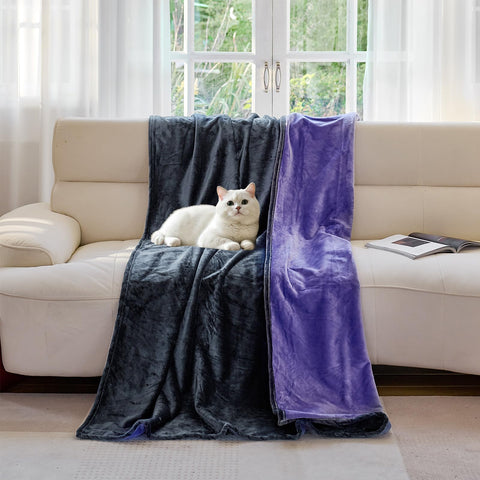 YISURE sofa cover in grey provides leakproof protection for furniture.