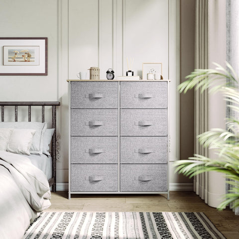 YITAHOME fabric drawers close-up highlight breathable material and sturdy construction.