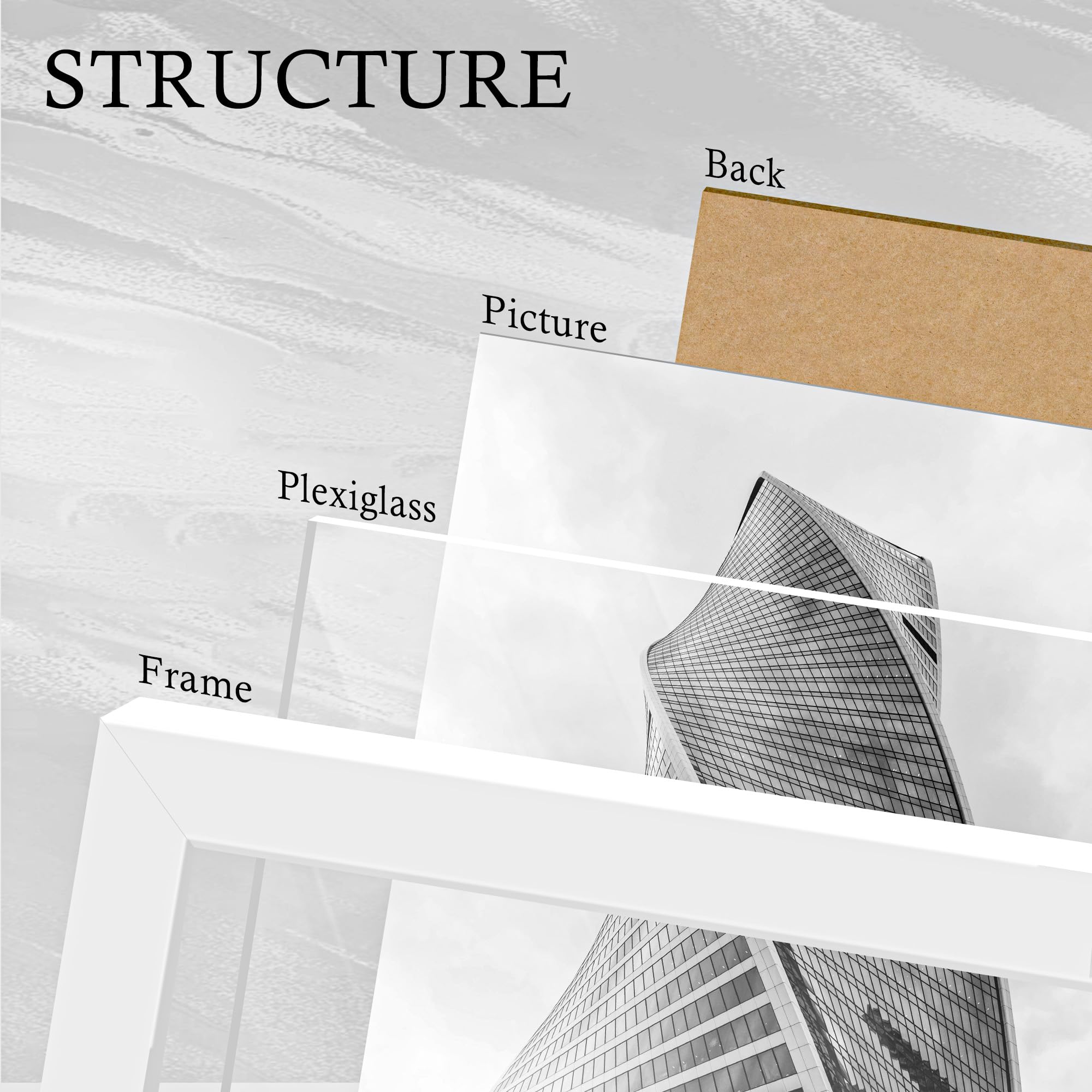YiTanli wall-mount hardware enables horizontal or vertical display.