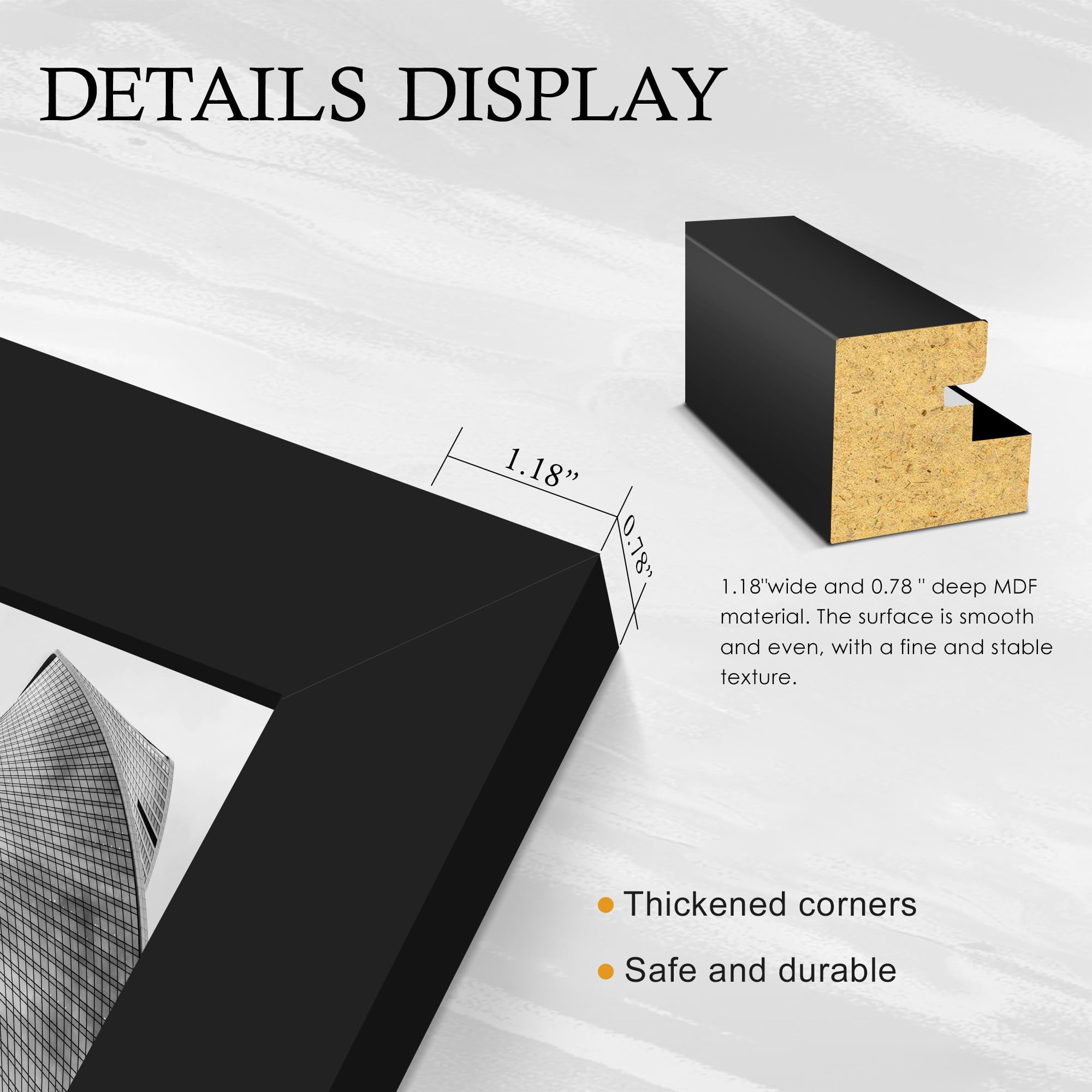 YiTanli 24x36 frame horizontal setup for art prints.