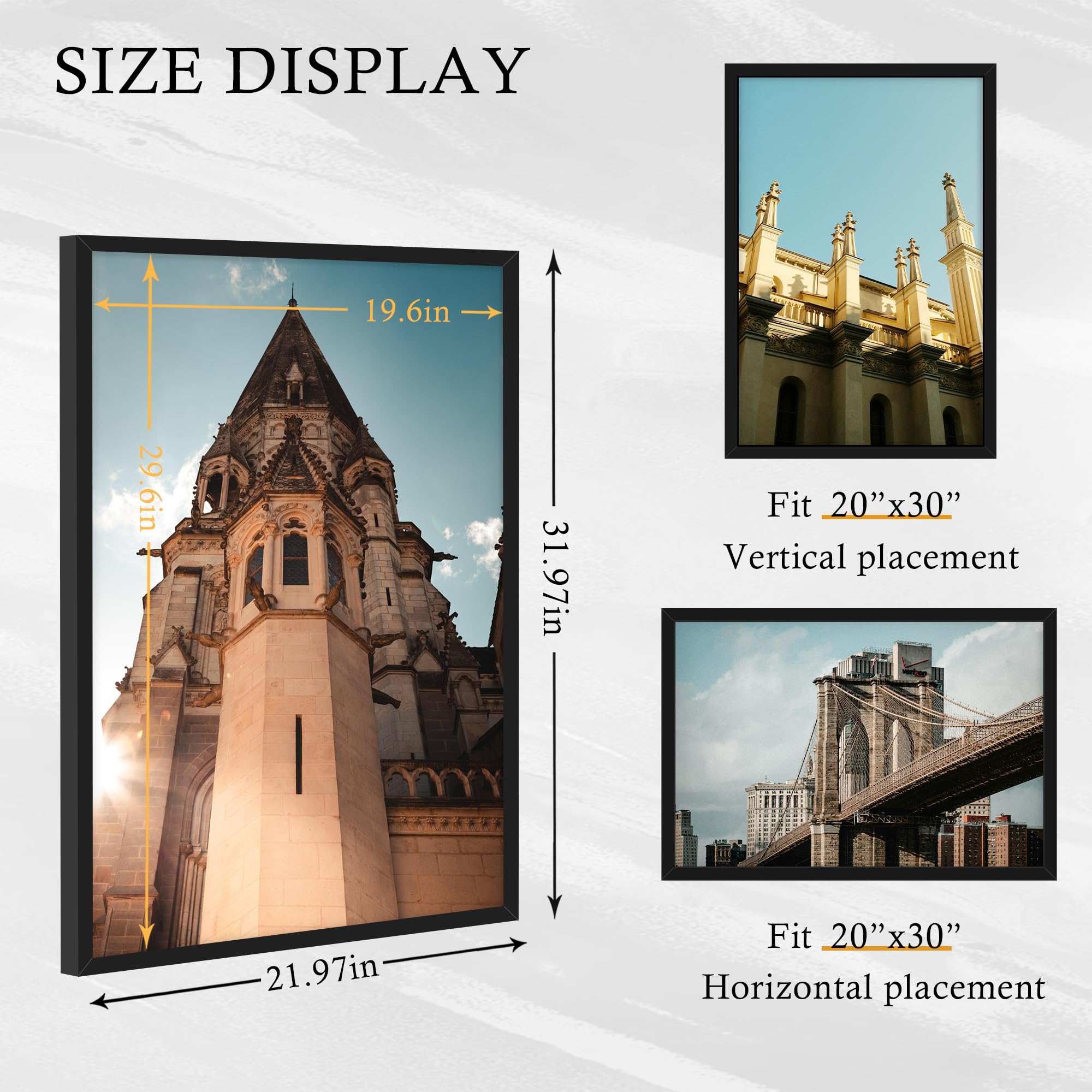 YiTanli 2-pack packaging protects frames with foam for safe delivery