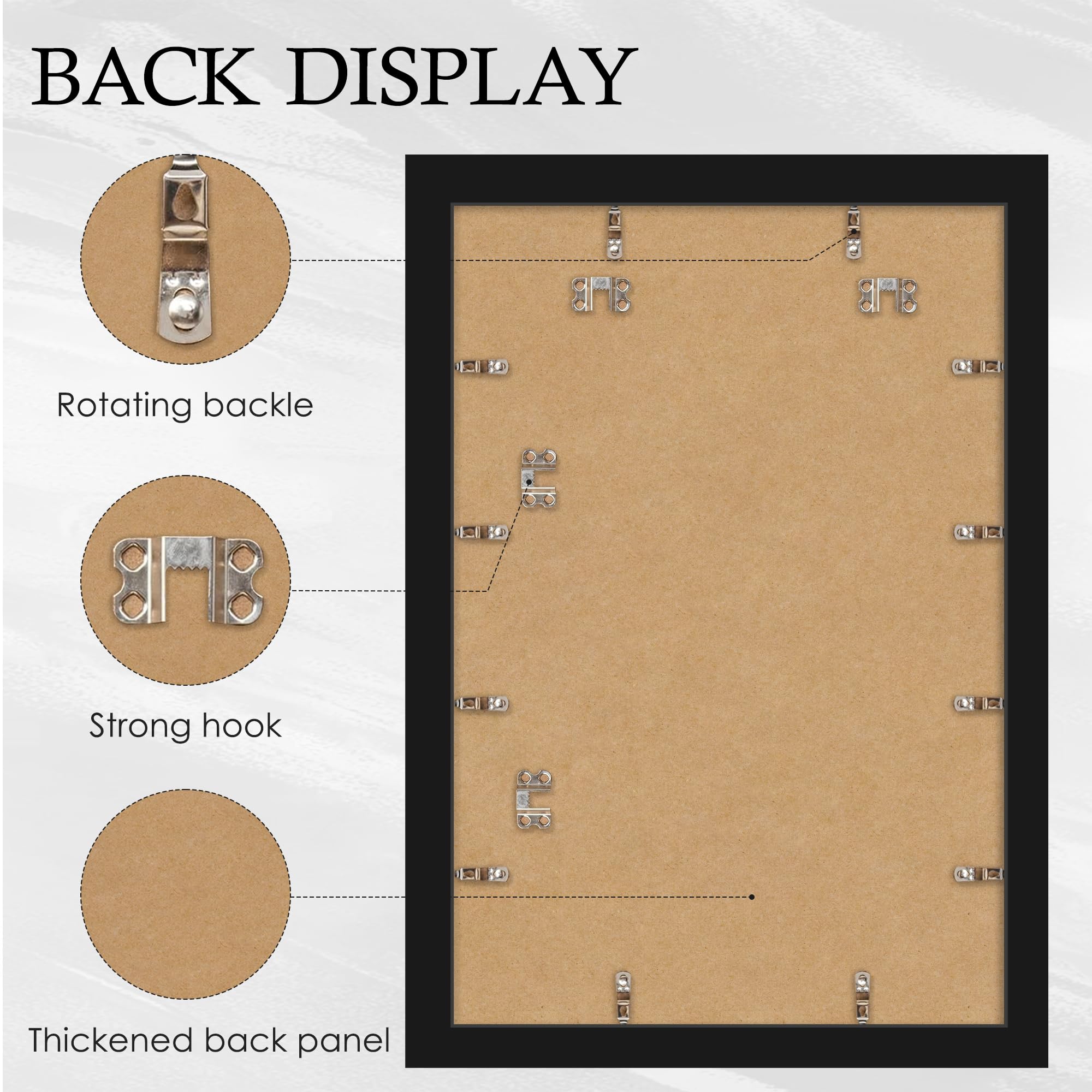 YiTanli plexiglass front provides clear, lightweight protection